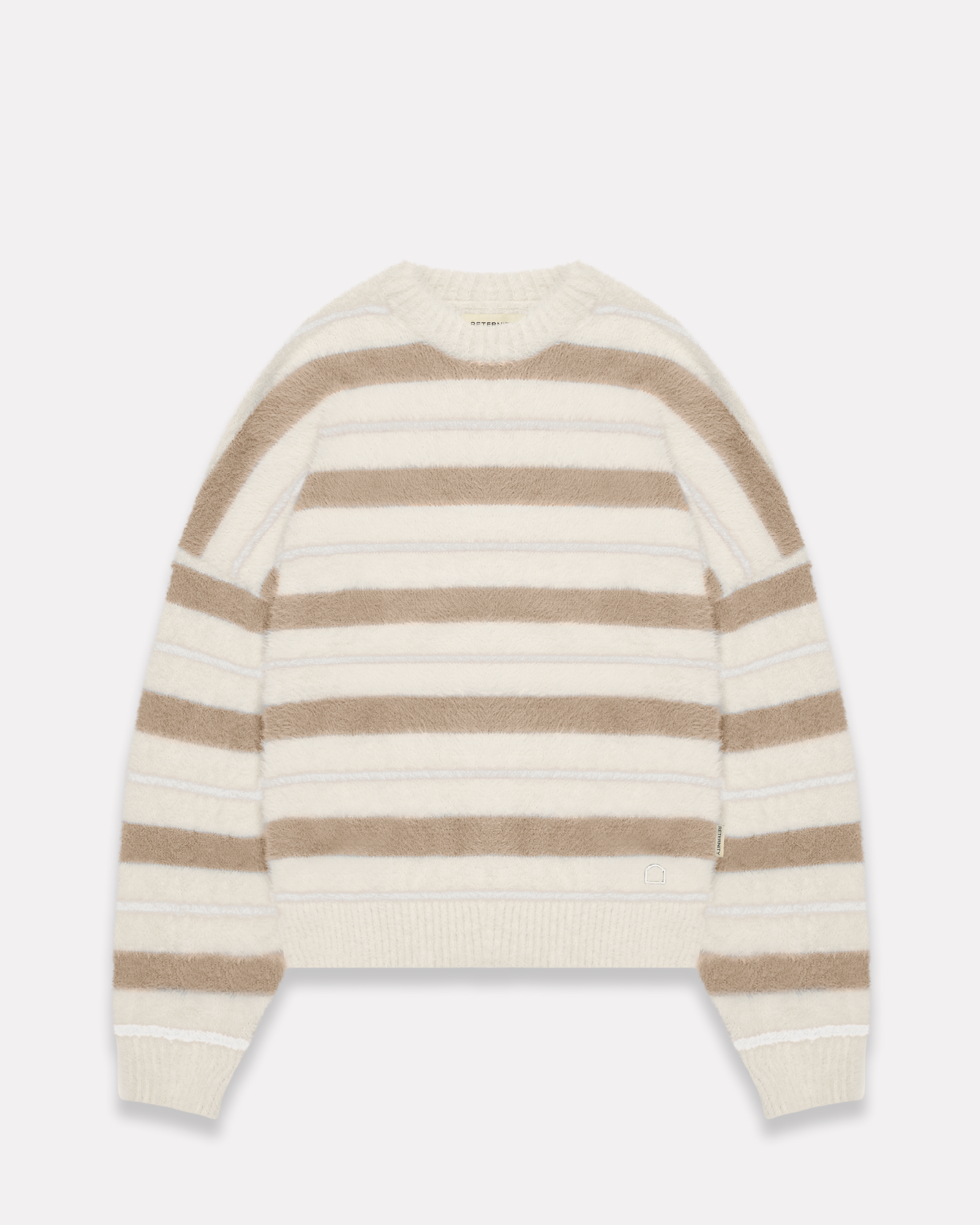 RETERNITY - FURRY KNIT SWEATER STRIPED