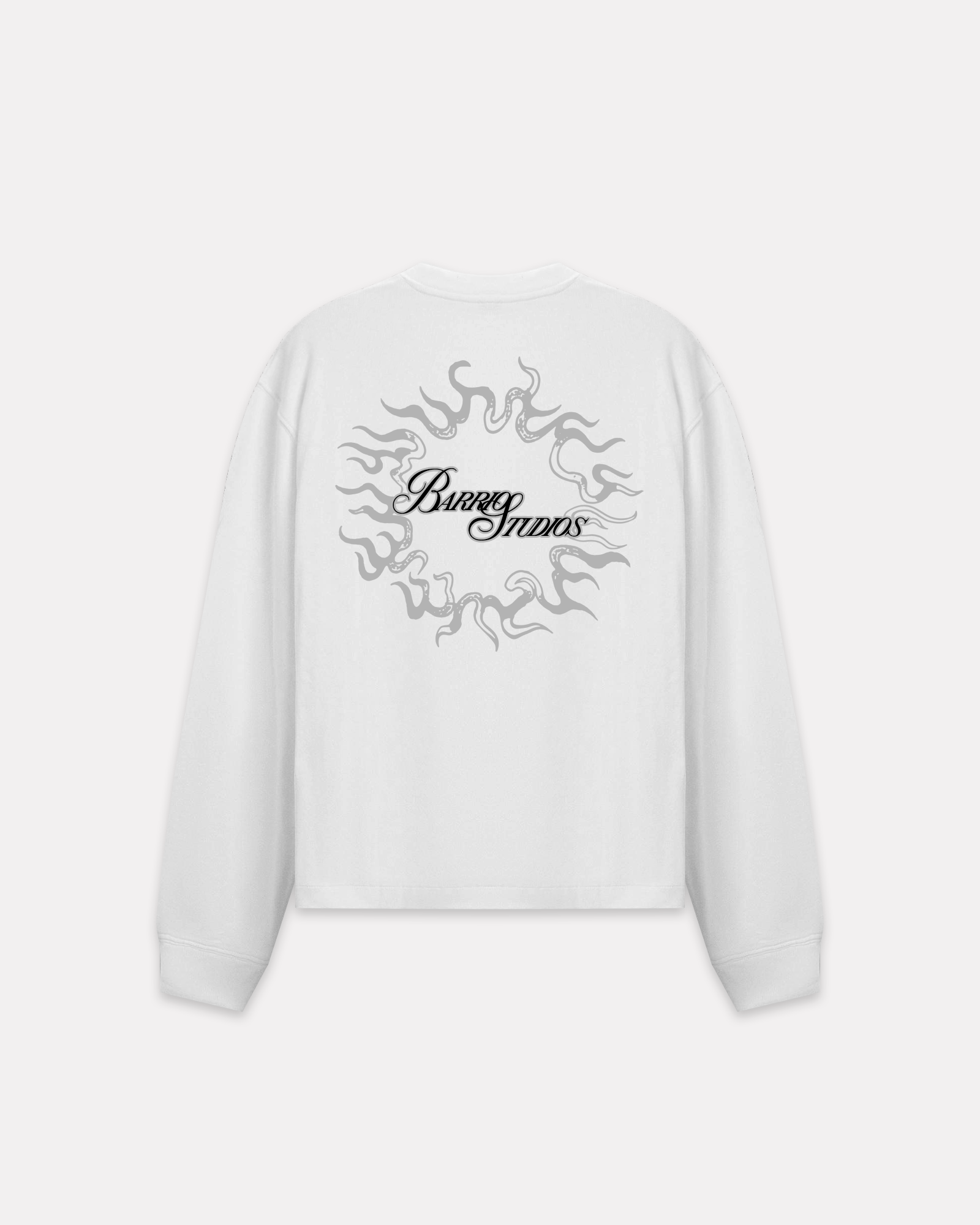 BARRIO STUDIOS - HARLEY LONGSLEEVE BIANCO
