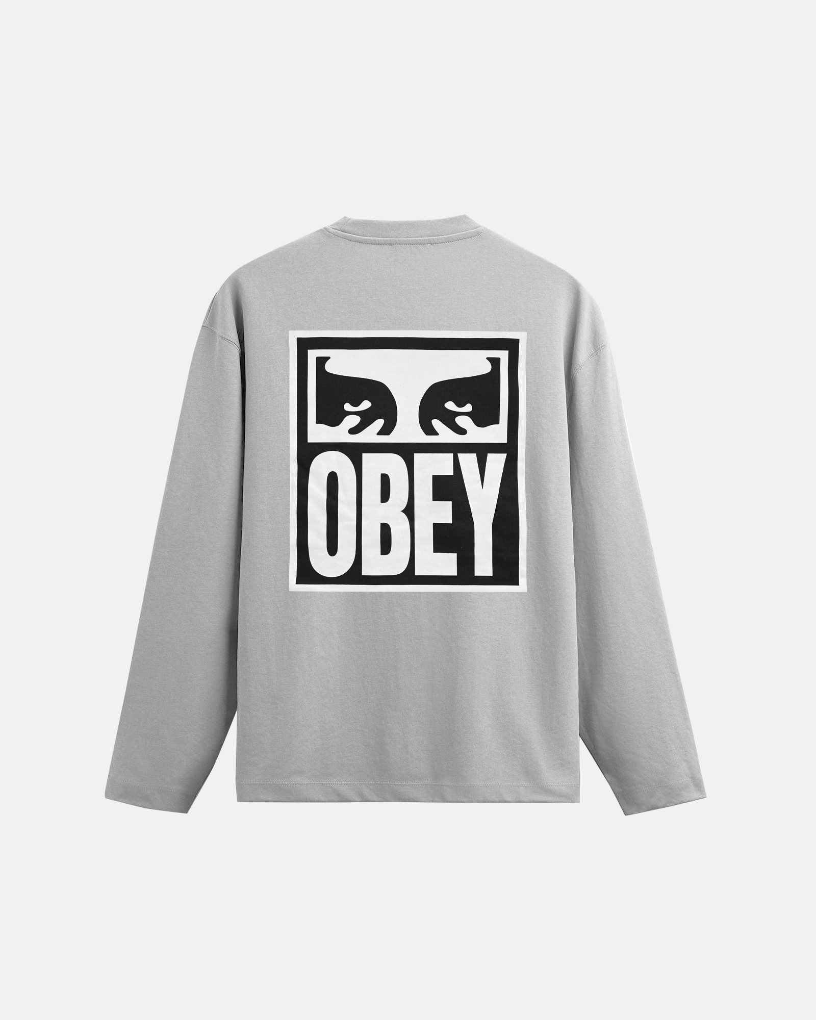 OBEY - EYES ICON 2 HEAVYWEIGHT TEE SILVER GREY