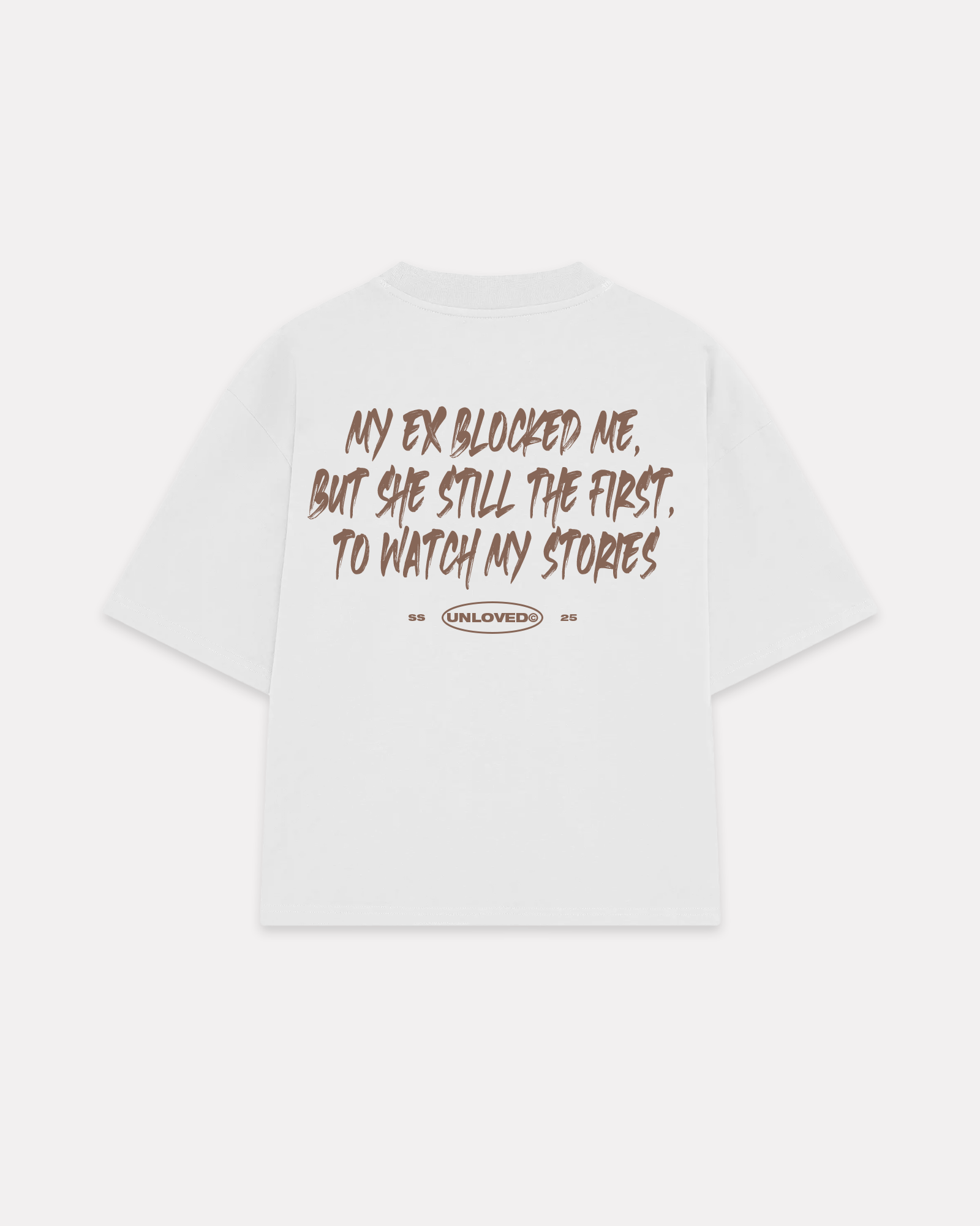 UNLOVED - THE EX BOXY TEE BIANCA