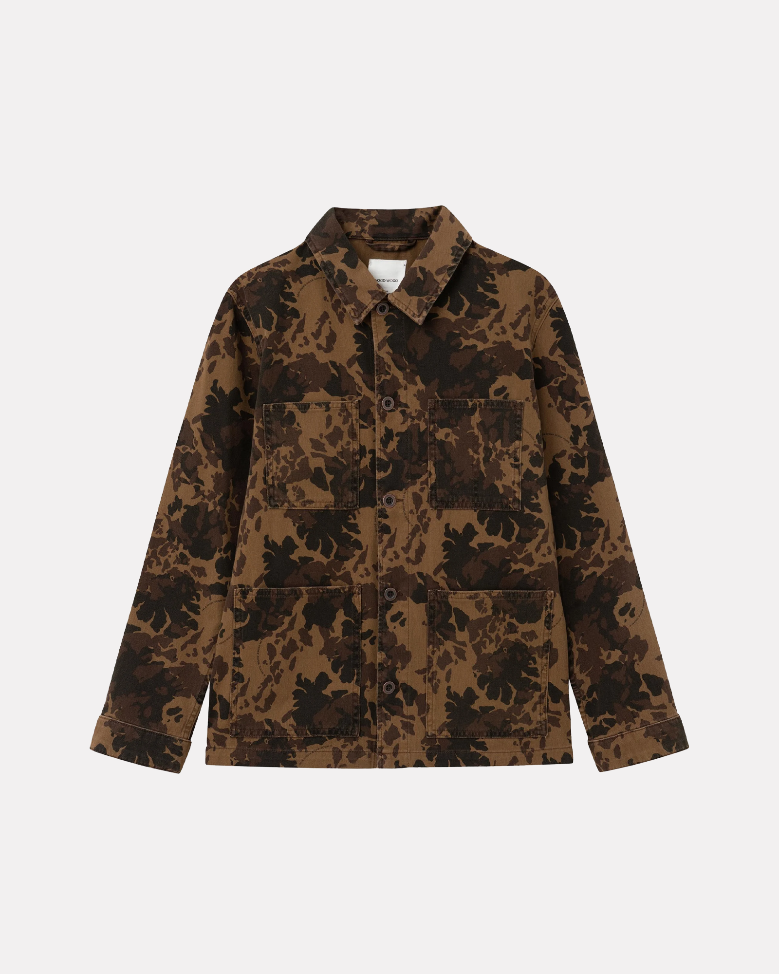 WOOD WOOD - AXEL OVERSHIRT DENIM CAMO