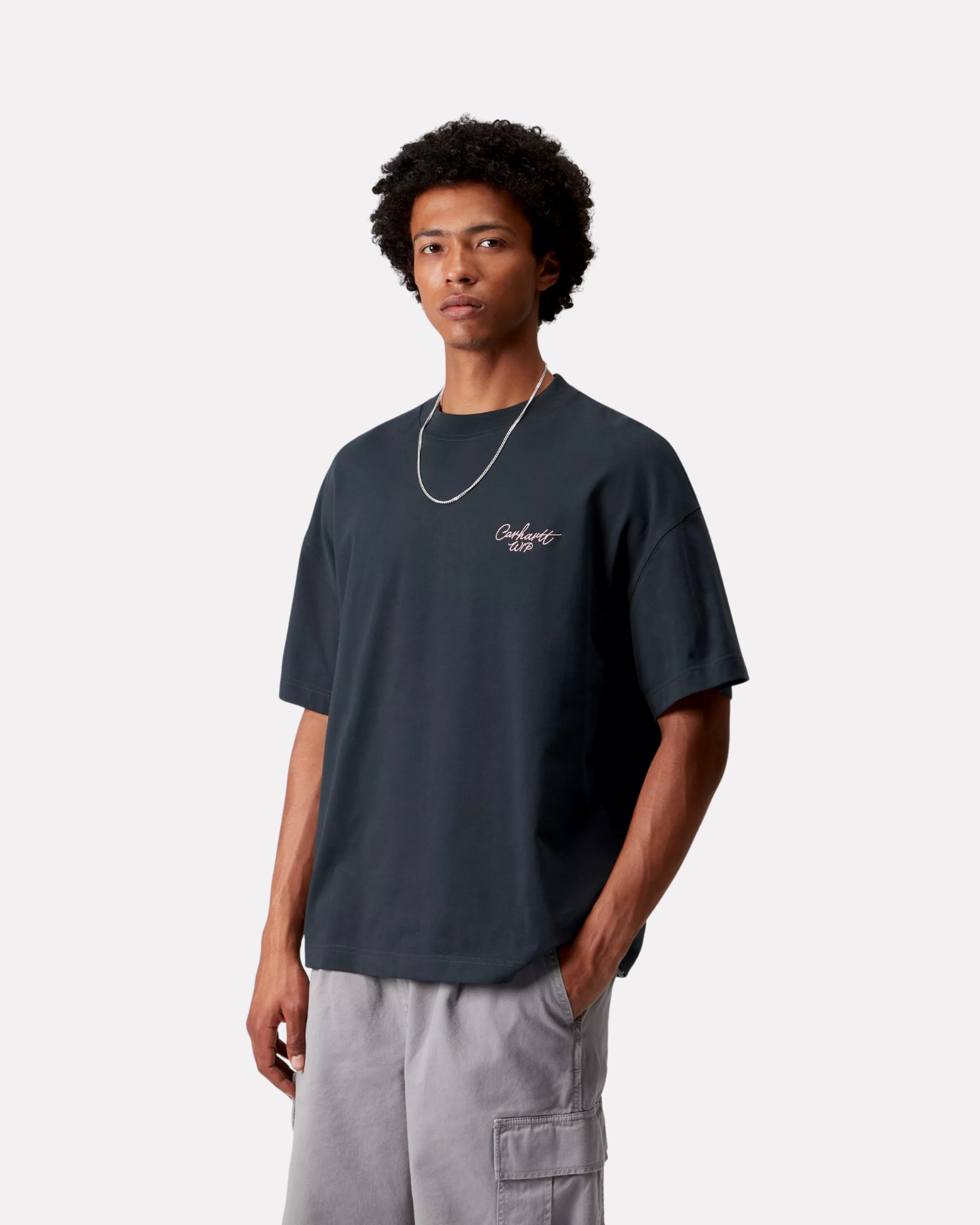 CARHARTT WIP - SIGNATURE SCRIPT TEE DEEP NIGHT