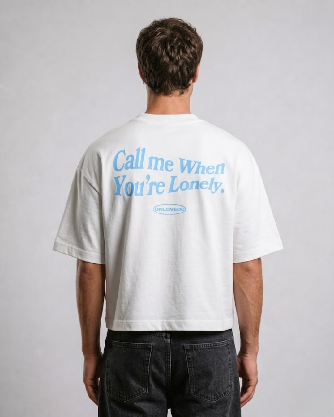 Unloved - Call me boxy tee bianco