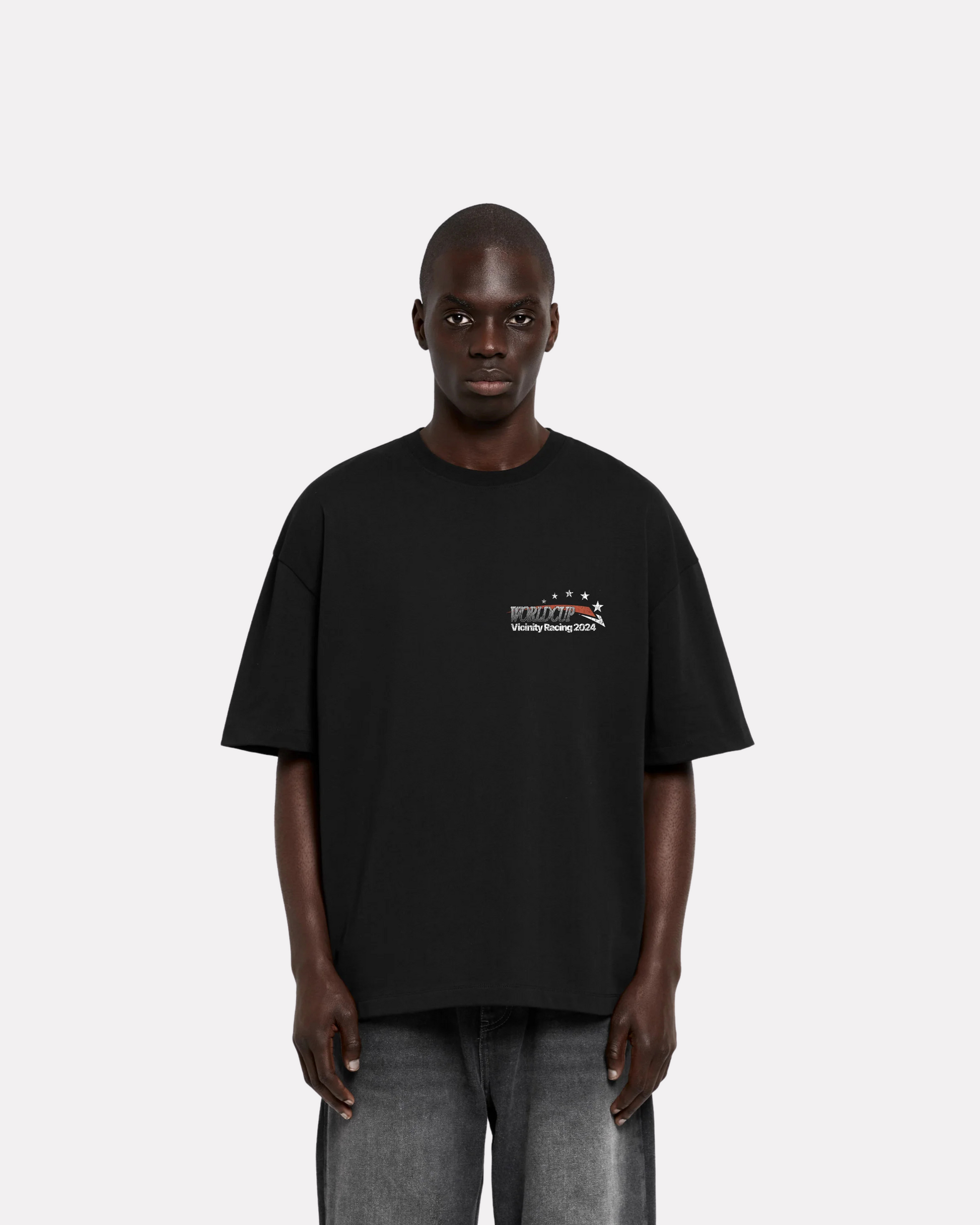 VICINITY - RACING WORLDCUP BOXY TEE BLACK