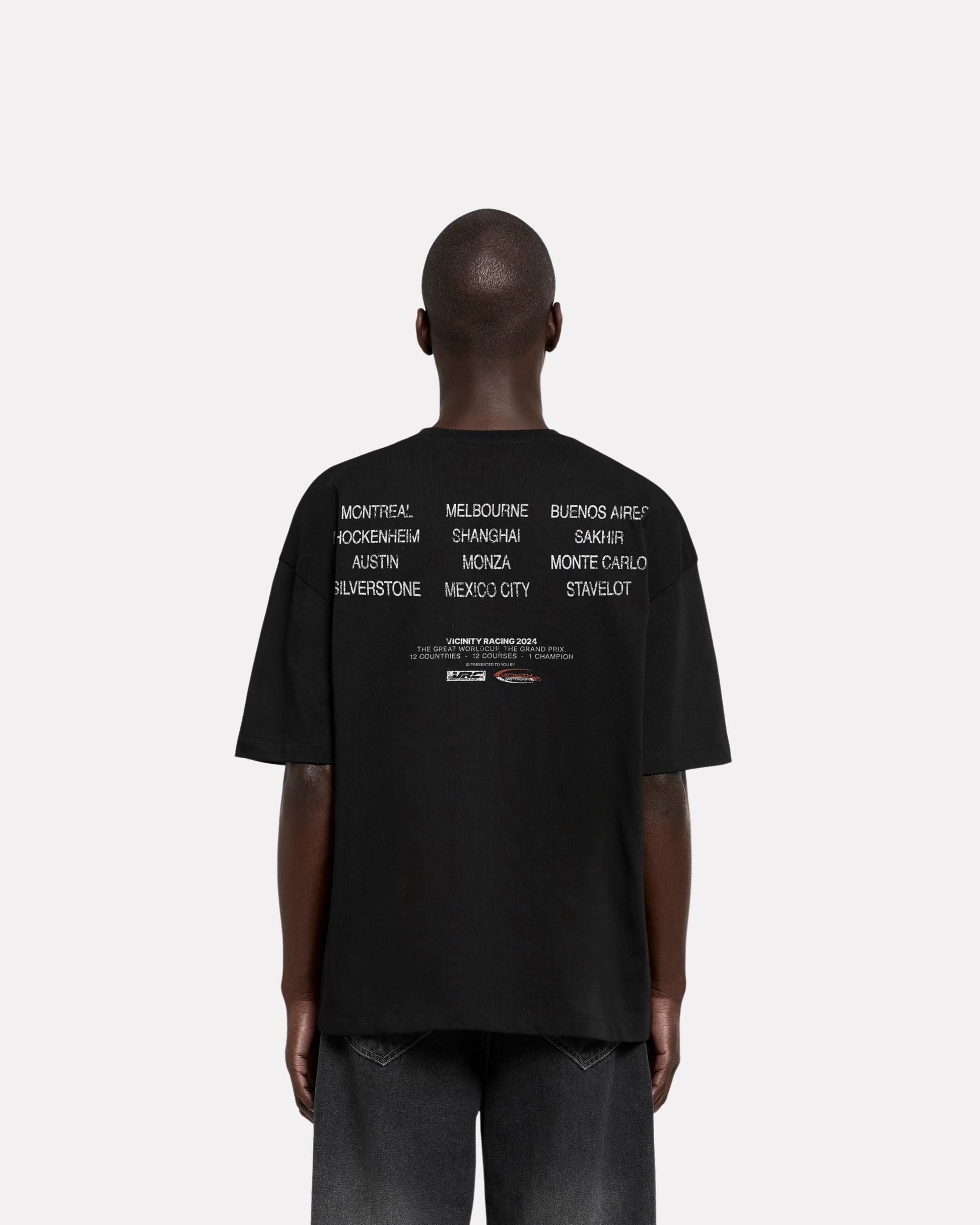 VICINITY - RACING WORLDCUP BOXY TEE BLACK