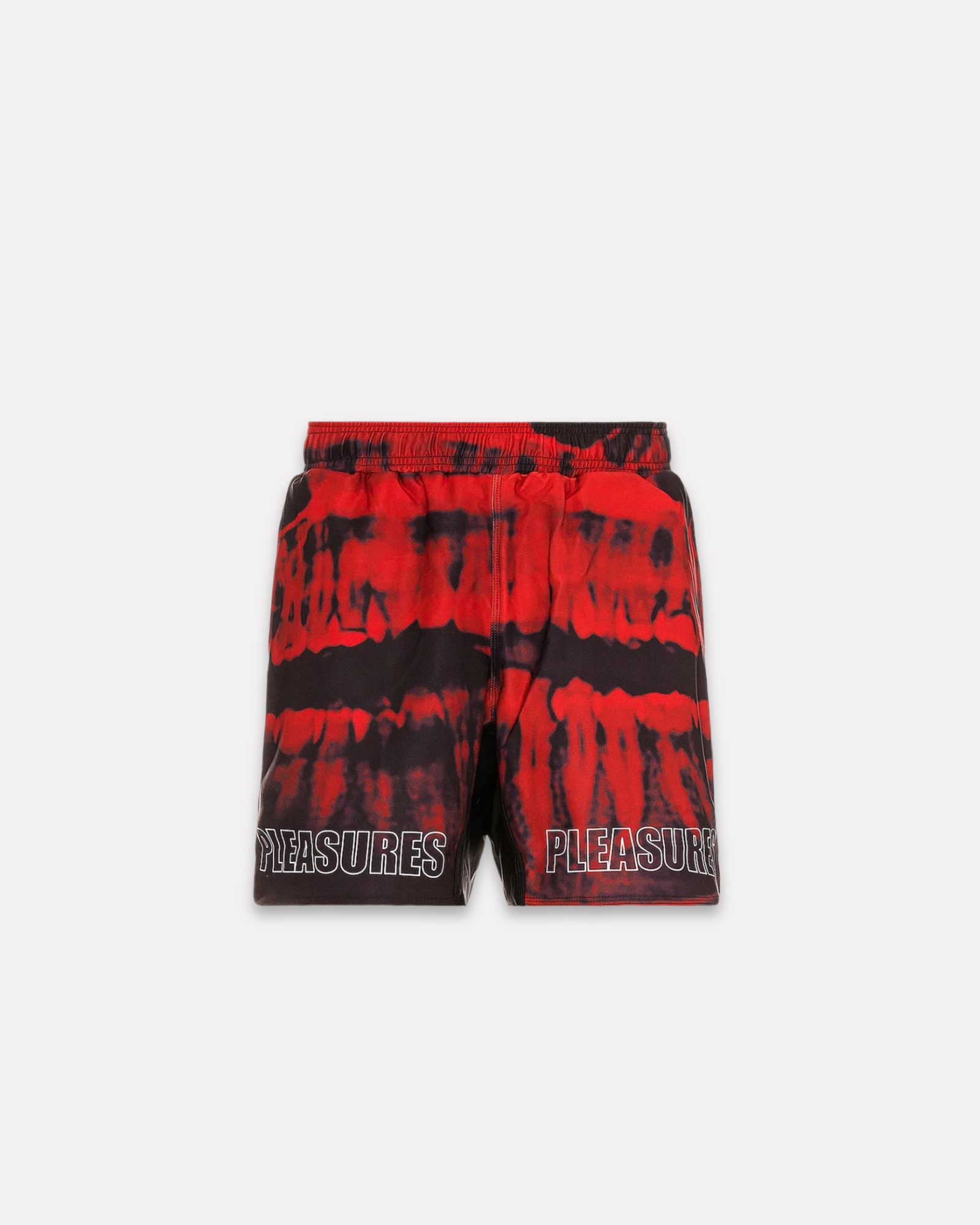 Pleasures - Teeth workout shorts rosso