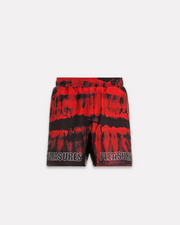 PLEASURES - TEETH WORKOUT SHORTS ROSSO