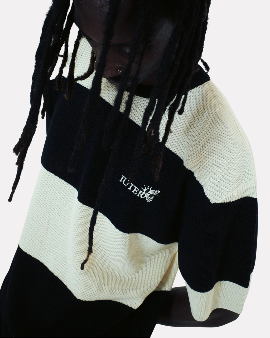 Iuter - Harmony band knit over tee black