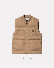 CARHARTT WIP - RAYLEY VEST CANVAS PEANUT