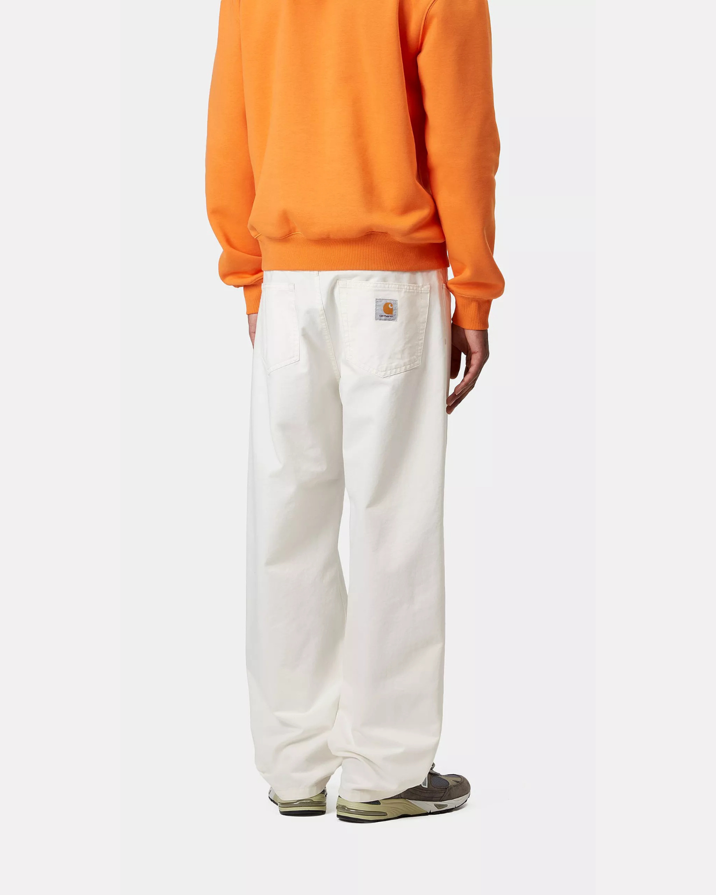CARHARTT WIP - LANDON PANT NEWCOMB WHITE RINSED