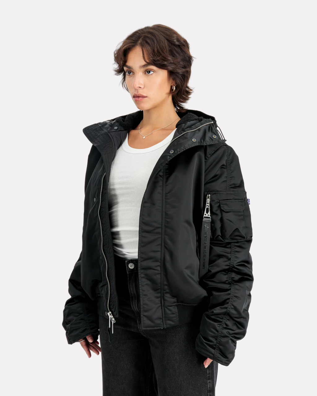 Alpha Industries Uv - Base winter jacket black