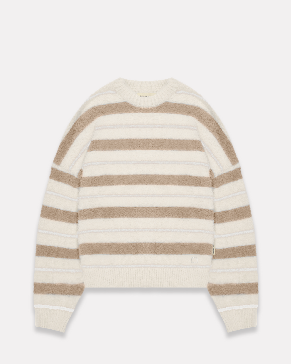 RETERNITY - FURRY KNIT SWEATER STRIPED