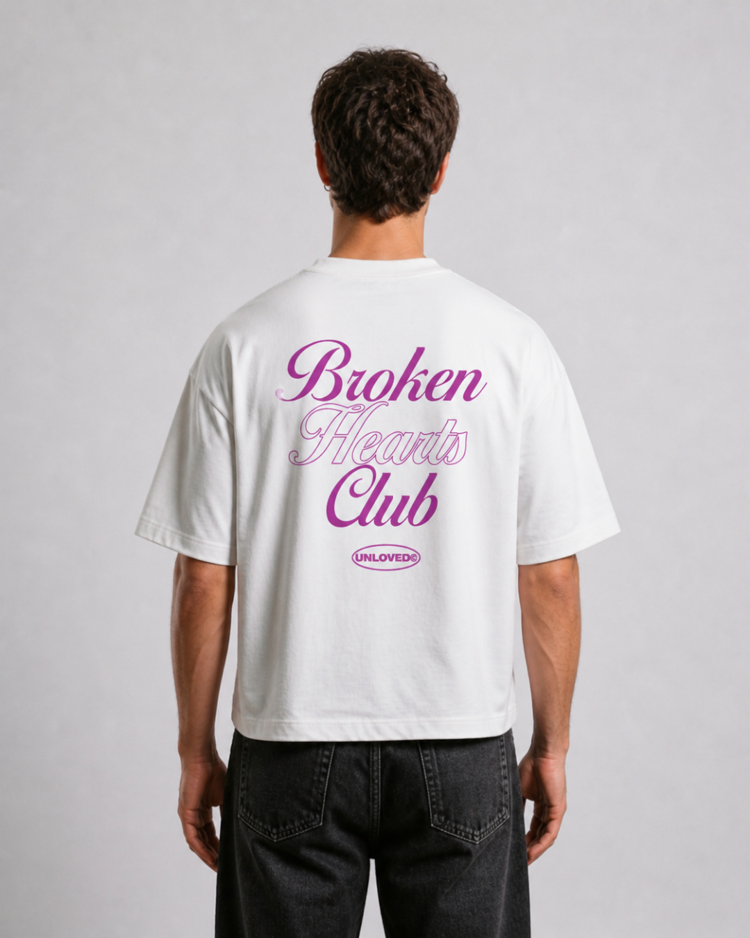 Unloved - Broken heart tee boxy tee bianca