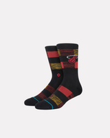 STANCE  - NBA MIAMI HEAT CRYPTIC CALZINO NERO