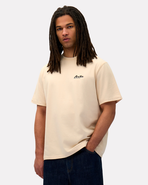ARTE ANTWERP - 3X LOGO TEE CREAM