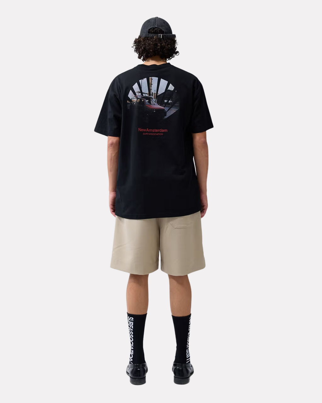 NEW AMSTERDAM SURF - ROAD TRIP TEE BLACK