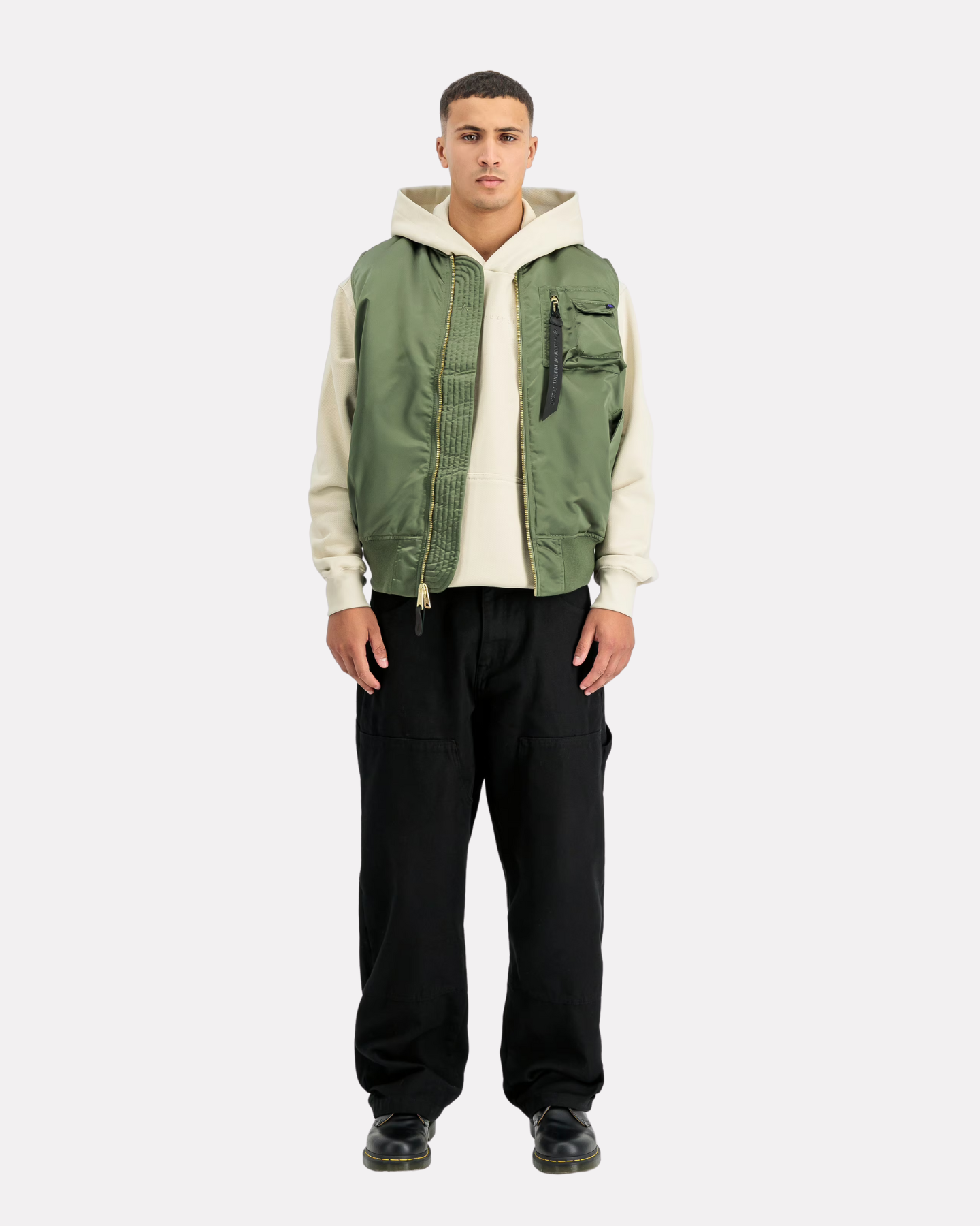 ALPHA INDUSTRIES UV - BASE VEST SAGE GREEN