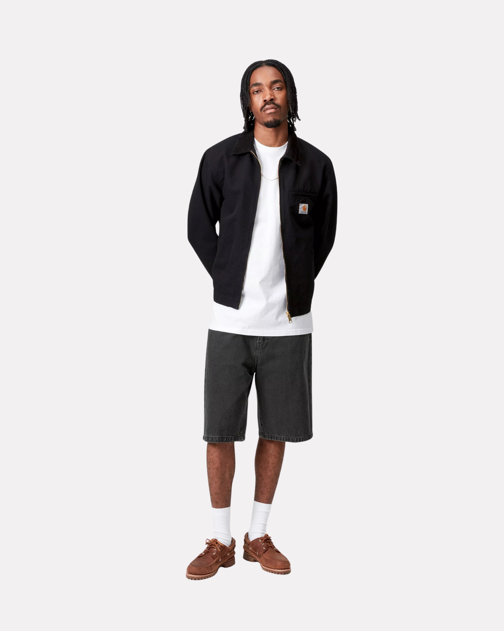 Carhartt Wip - Landon short black stone washed