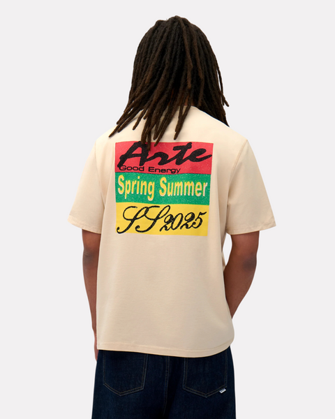 ARTE ANTWERP - 3X LOGO TEE CREAM