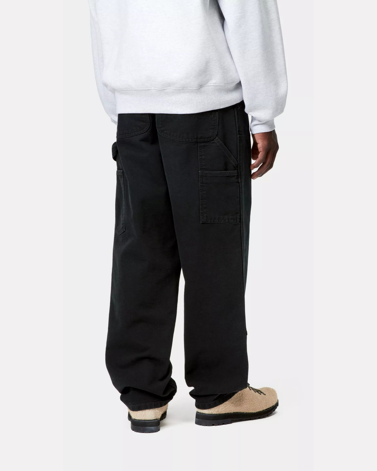 CARHARTT WIP - NASH DOUBLE KNEE PANTS BLACK STONE WASHED
