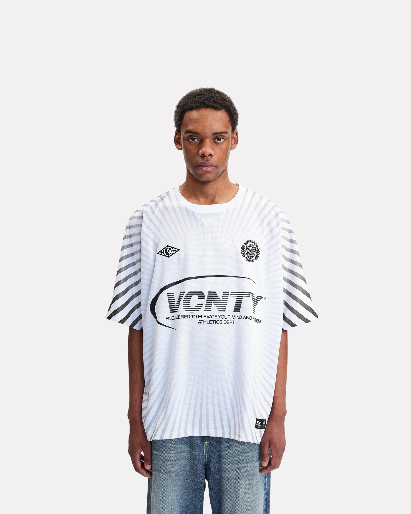 VICINITY - RISING SHINE BOXY JERSEY WHITE