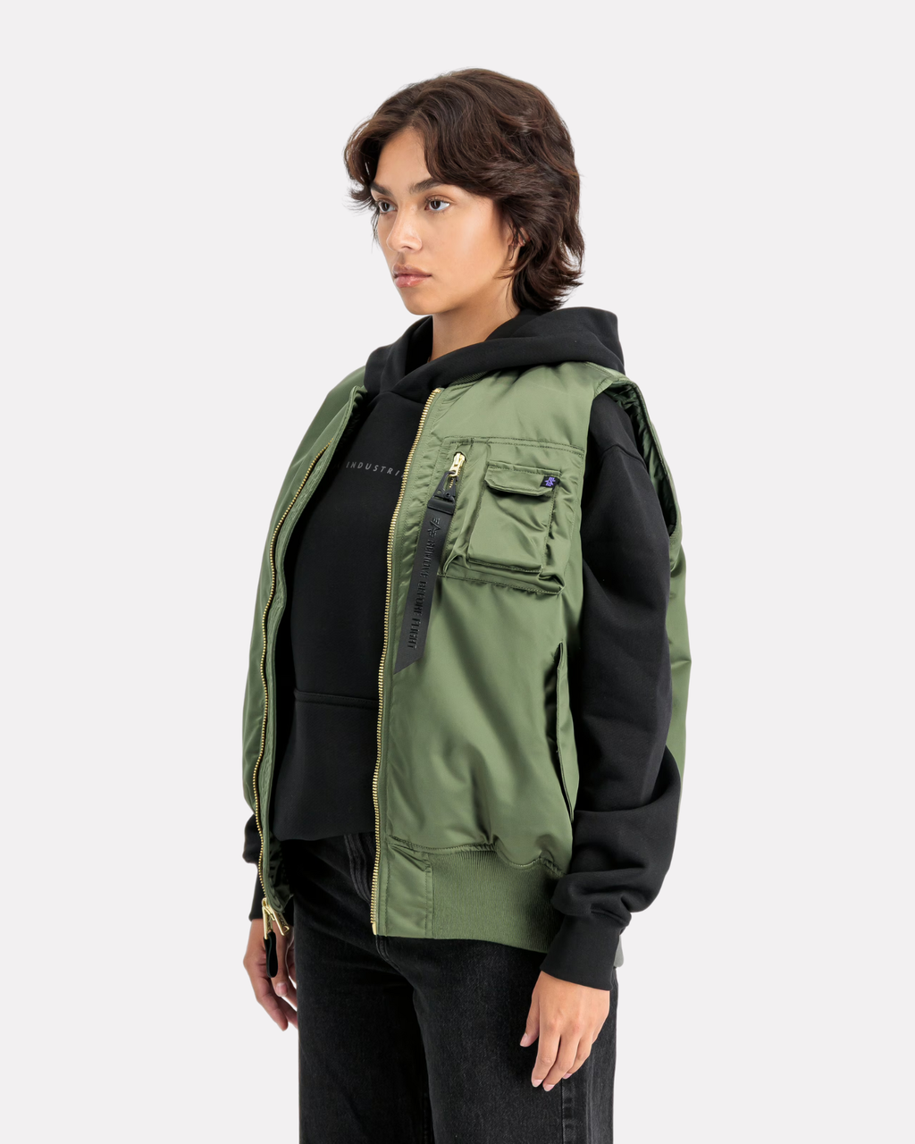 Alpha Industries Uv - Base vest green