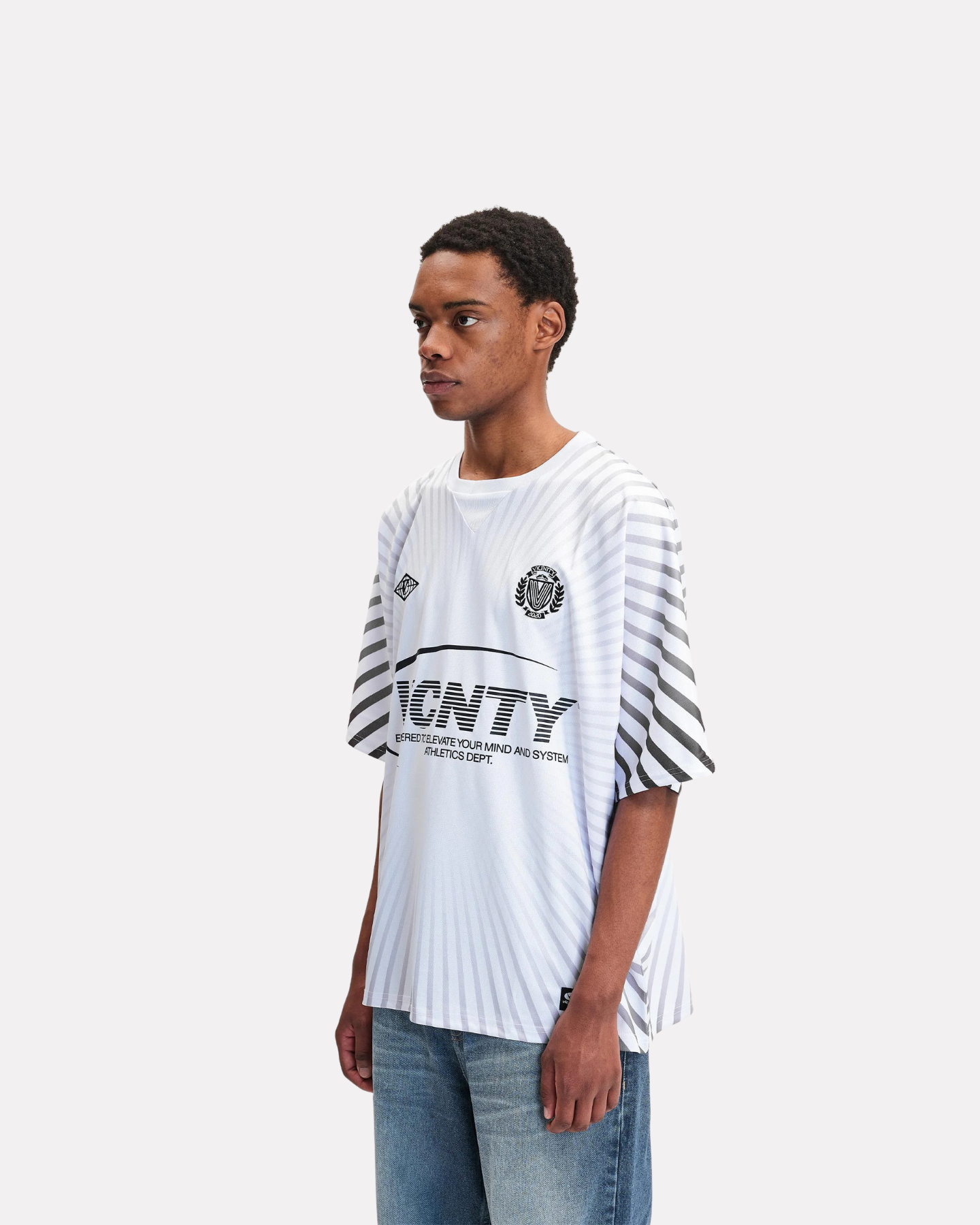 VICINITY - RISING SHINE BOXY JERSEY WHITE