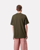 CARHARTT WIP - SCRIPT EMBROIDERY TEE GREEN