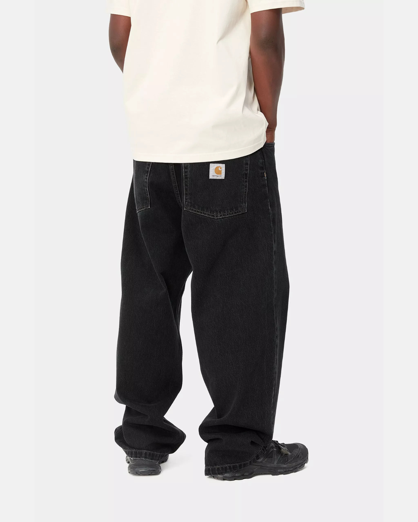 CARHARTT WIP - BRANDON DENIM PANTS BLACK STONE WASHED