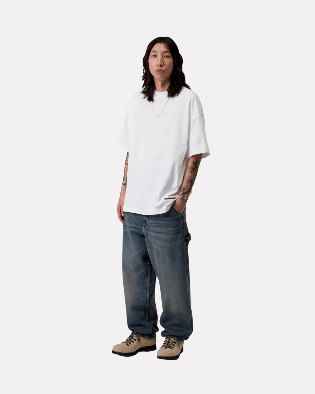 Carhartt Wip - Link script tee white