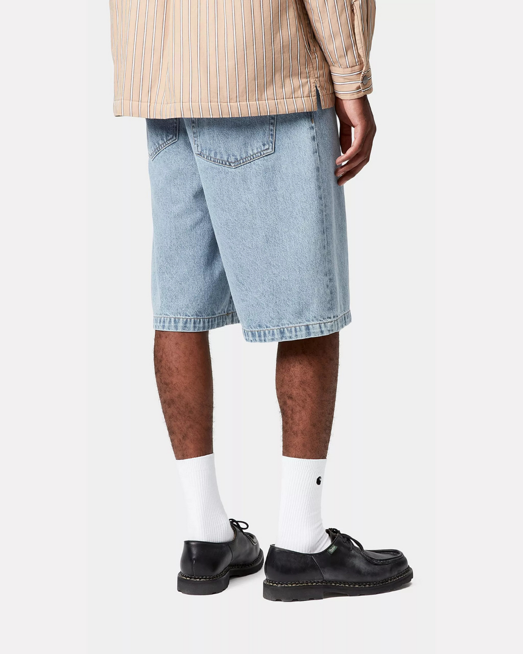 CARHARTT WIP - LANDON SHORT BLUE BLEACHED