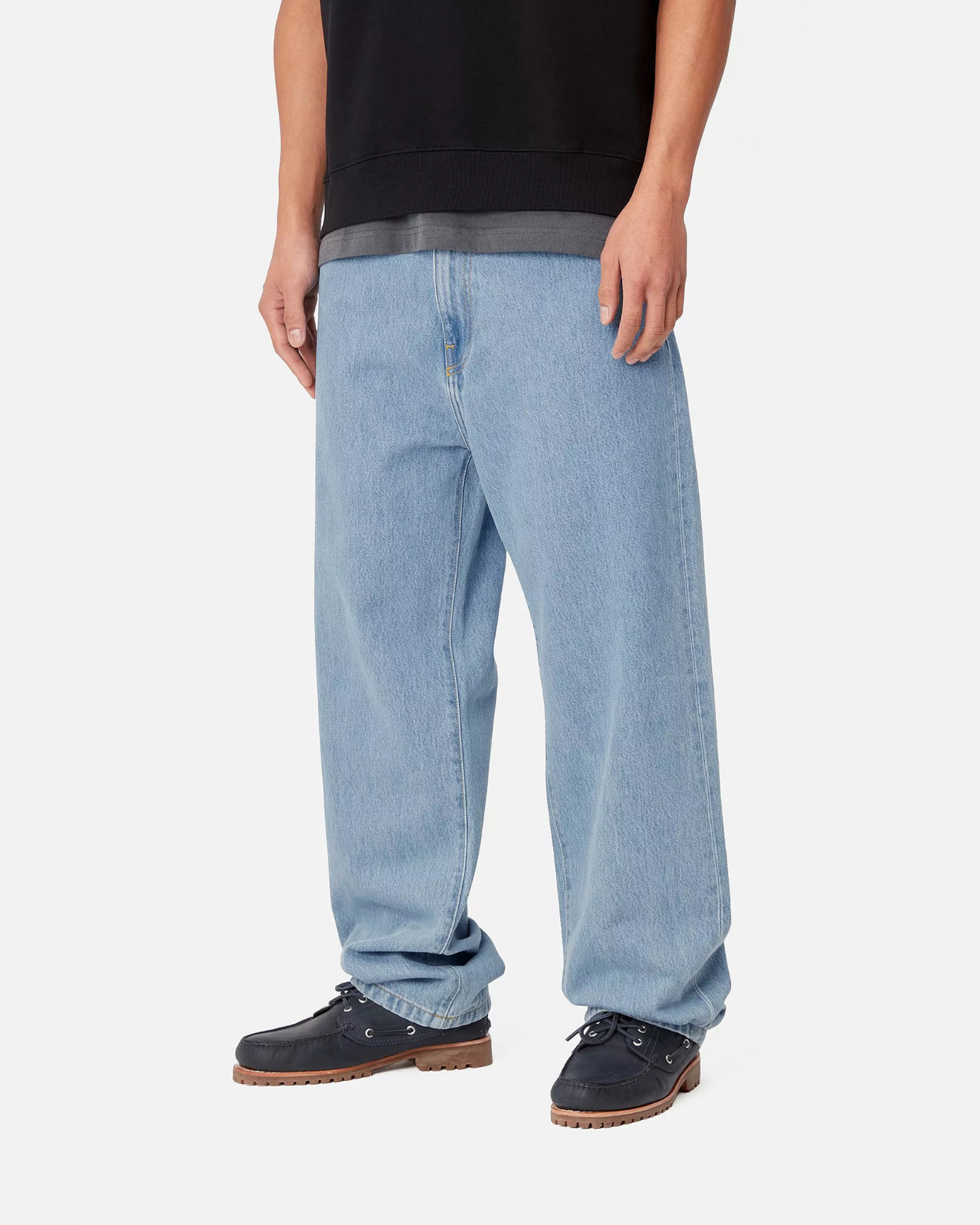 CARHARTT WIP - AARON DENIM PANTS BLUE BLEACHED
