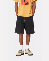 CARHARTT WIP - SIMPLE SHORT BLACK STONE WASHED