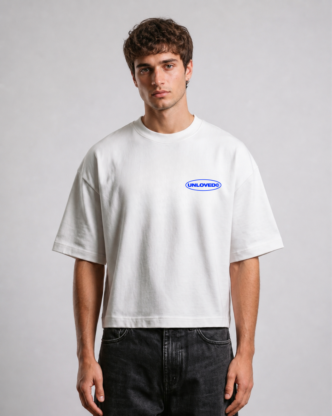 Unloved - Therapist boxy tee bianca