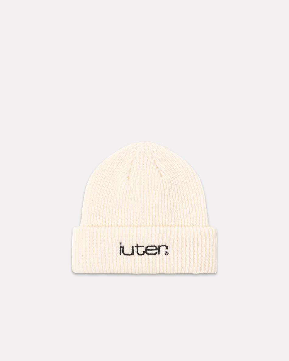 Iuter - Grid beanie bianco