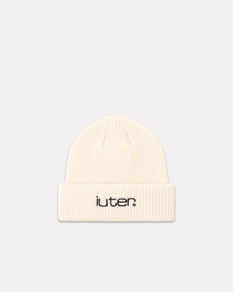 IUTER - GRID BEANIE BIANCO