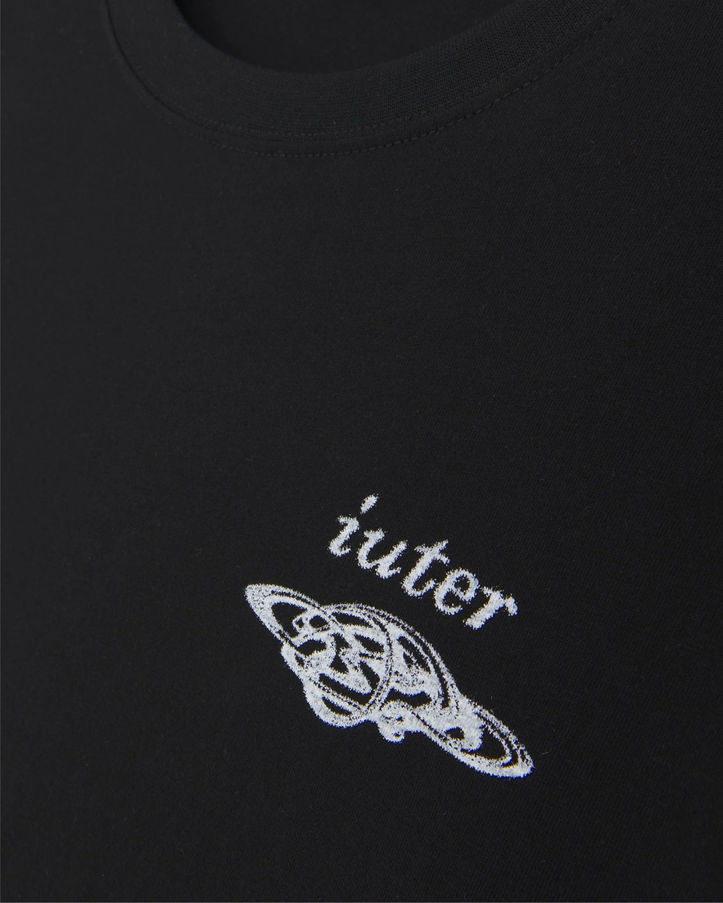 Iuter - Bijoux waffle double longsleeve tee black
