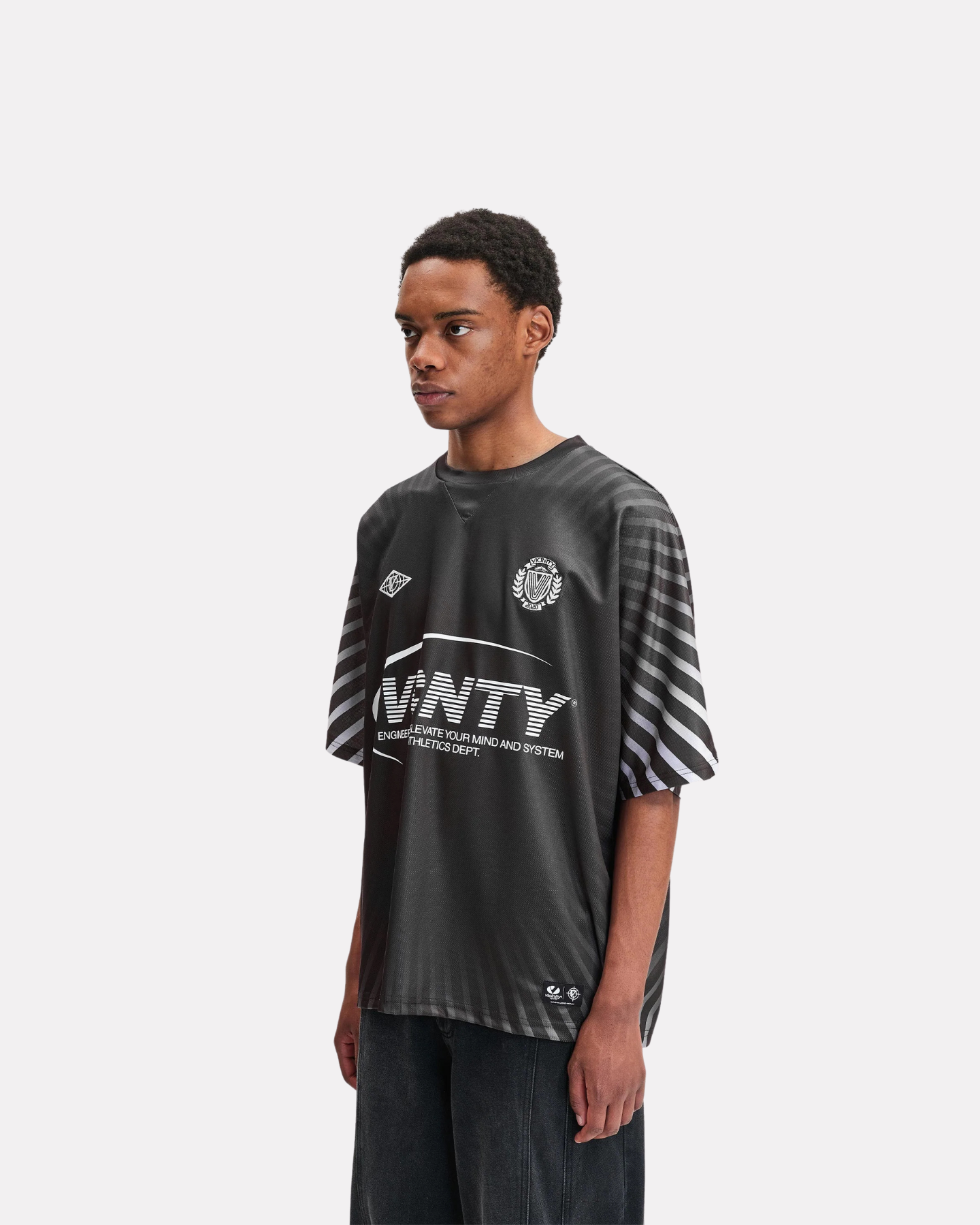 VICINITY - RISING SHINE BOXY JERSEY BLACK