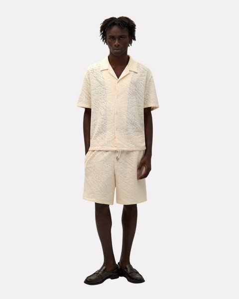 ARTE ANTWERP - CROCHET SHIRT CREAM