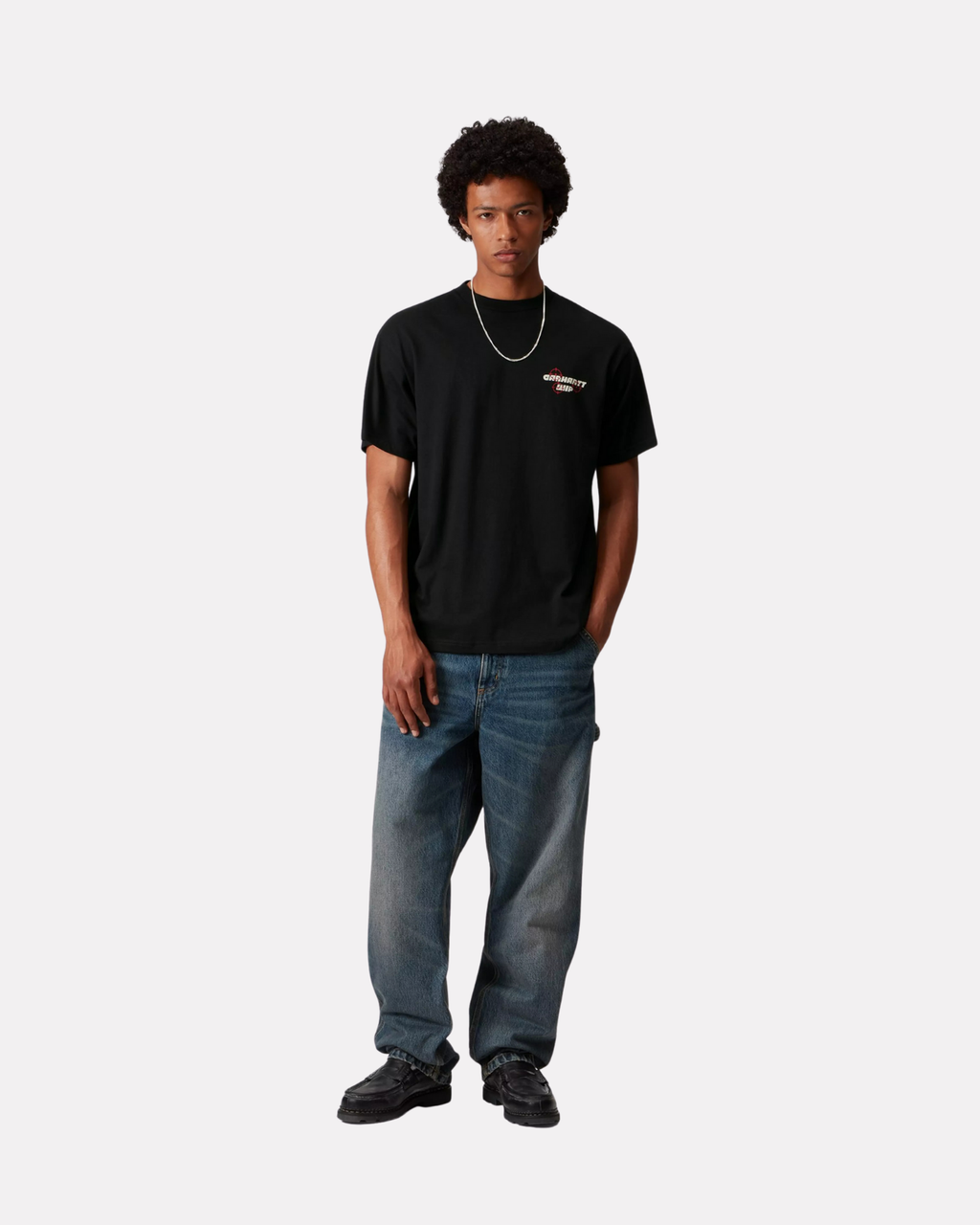 CARHARTT WIP - SINGLE KNEE DENIM BLUE WORN USED WASH