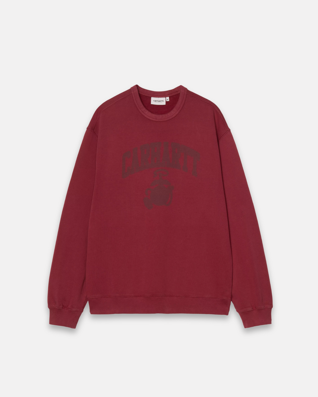 Carhartt Wip - Faded pond corps sweatshirt marsala