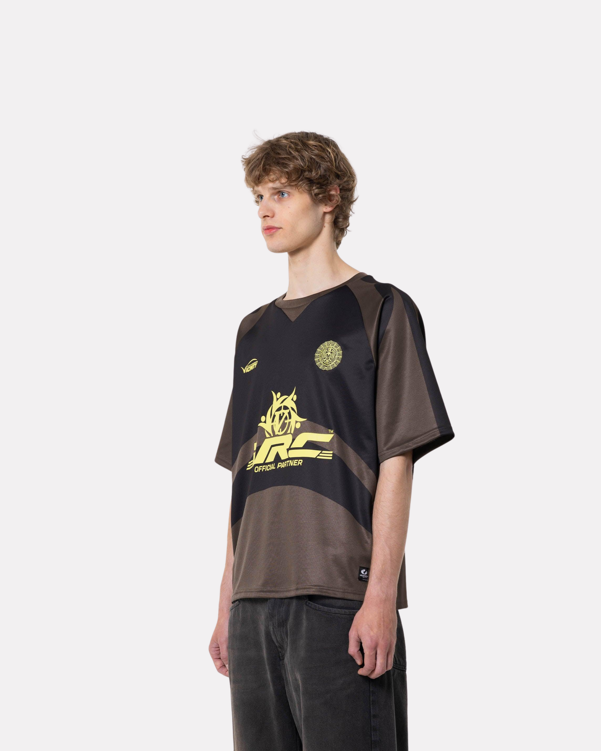 VICINITY - EAGLE BOXY JERSEY BROWN