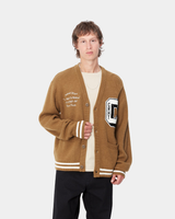 CARHARTT WIP - DUCKS CARDIGAN BROWN