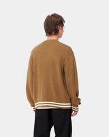 CARHARTT WIP - DUCKS CARDIGAN BROWN