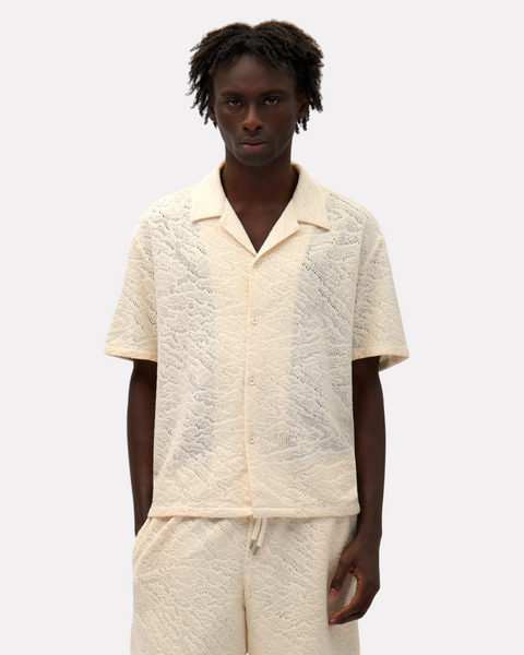ARTE ANTWERP - CROCHET SHIRT CREAM