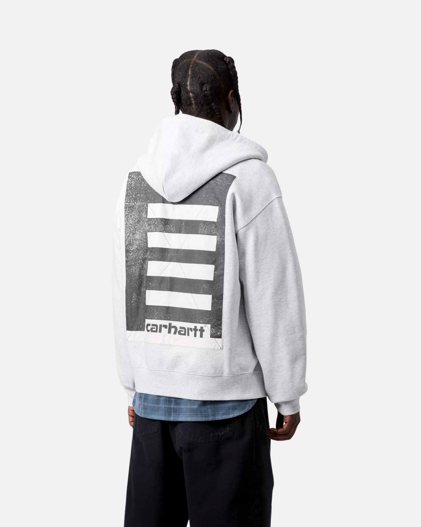 CARHARTT WIP - HOODED ARCHIVE LINES JACKET ASH