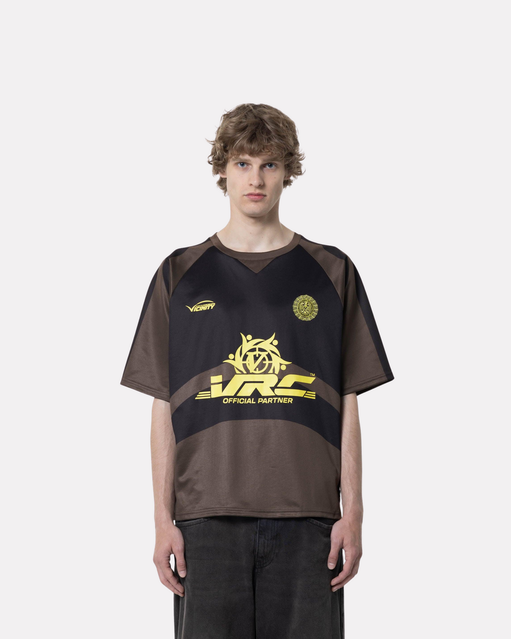 VICINITY - EAGLE BOXY JERSEY BROWN