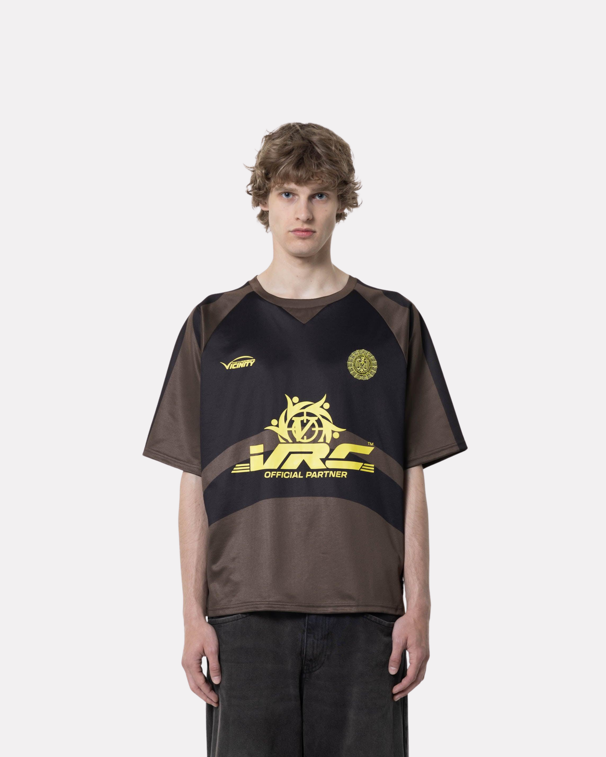 VICINITY - EAGLE BOXY JERSEY BROWN