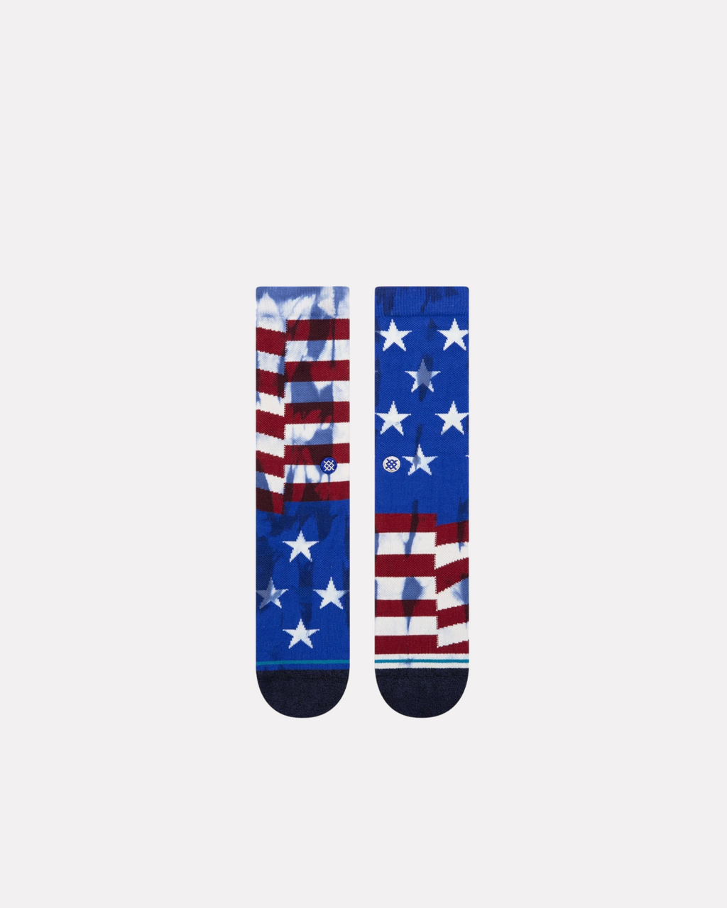STANCE  - THE BANNER CALZINO BLU E ROSSO