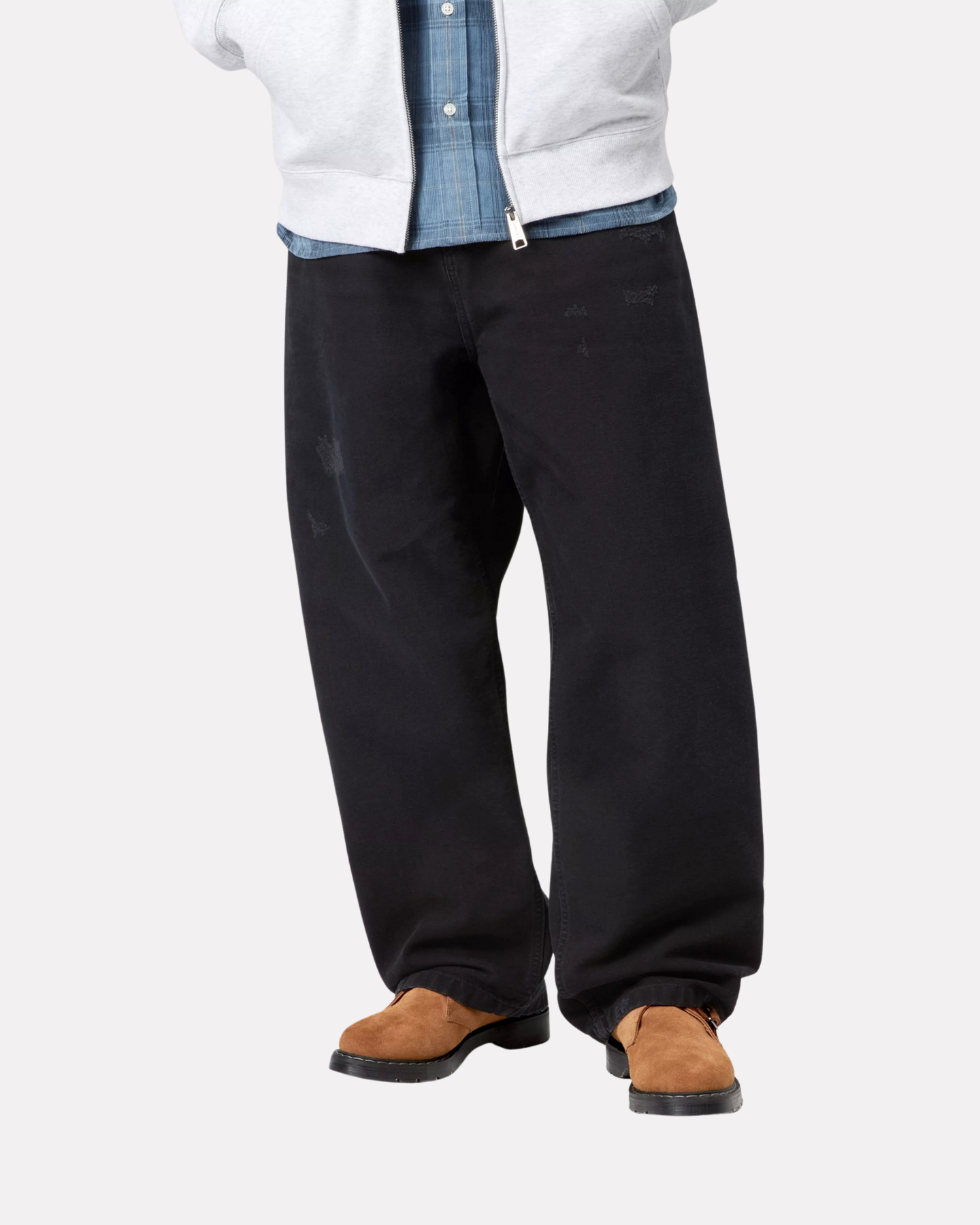 CARHARTT WIP - BRANDON DENIM PANTS BLACK GRIND WASH